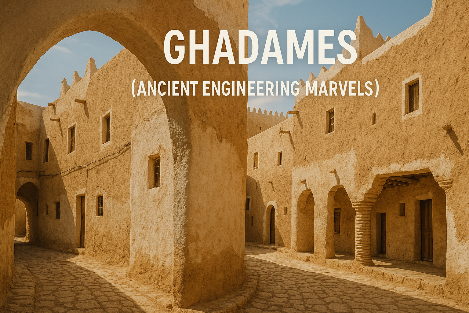 Ghadames (Ancient Engineering Marvels)