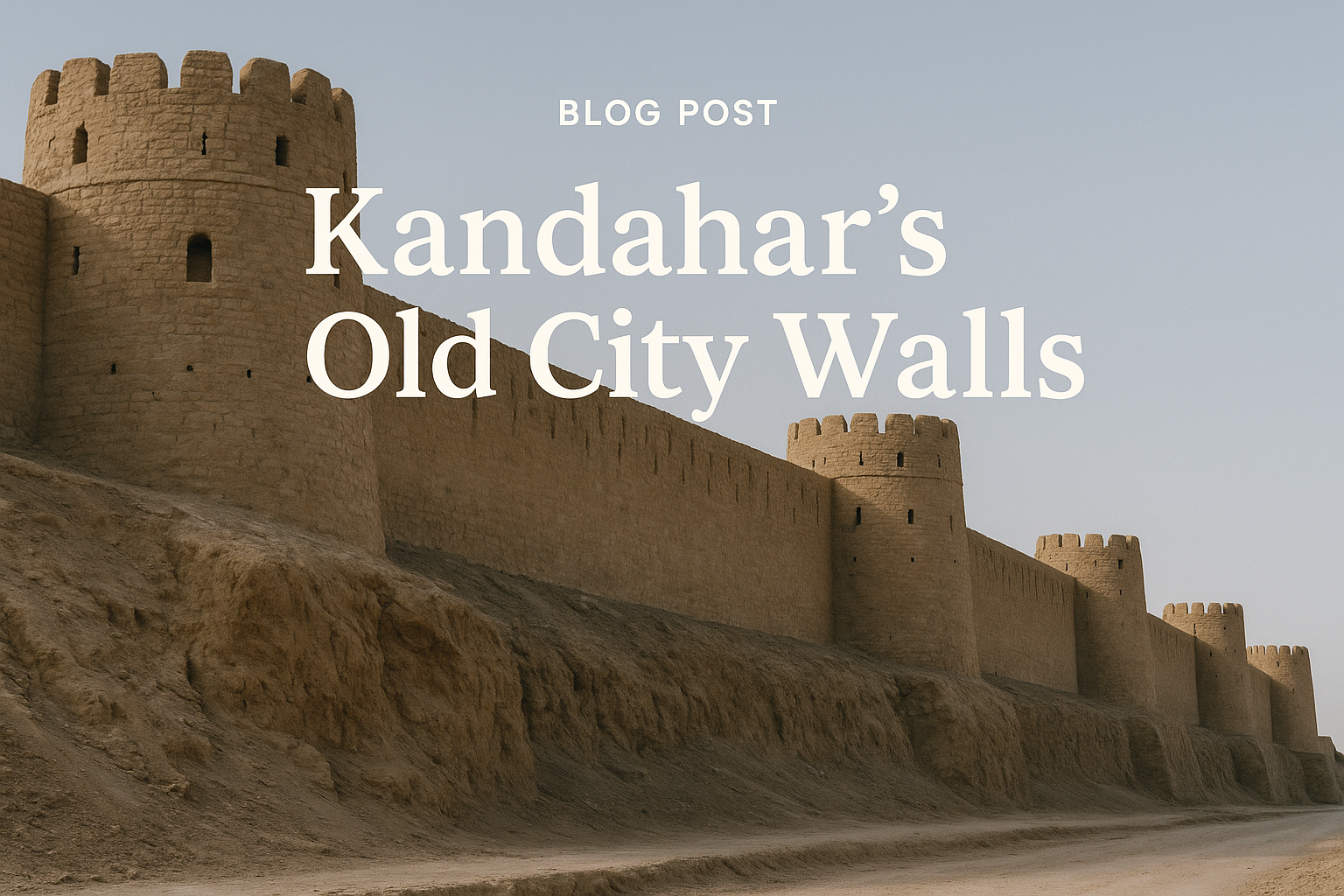 Kandahar’s Old City Walls