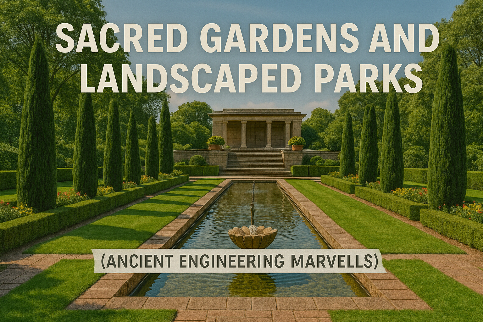 Sacred Gardens and Landscaped Parks (Ancient Engineering Marvels)