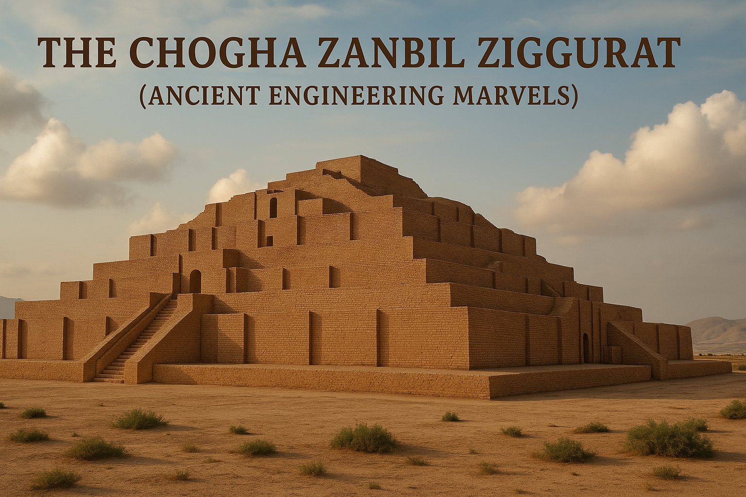 The Chogha Zanbil Ziggurat (Ancient Engineering Marvels)