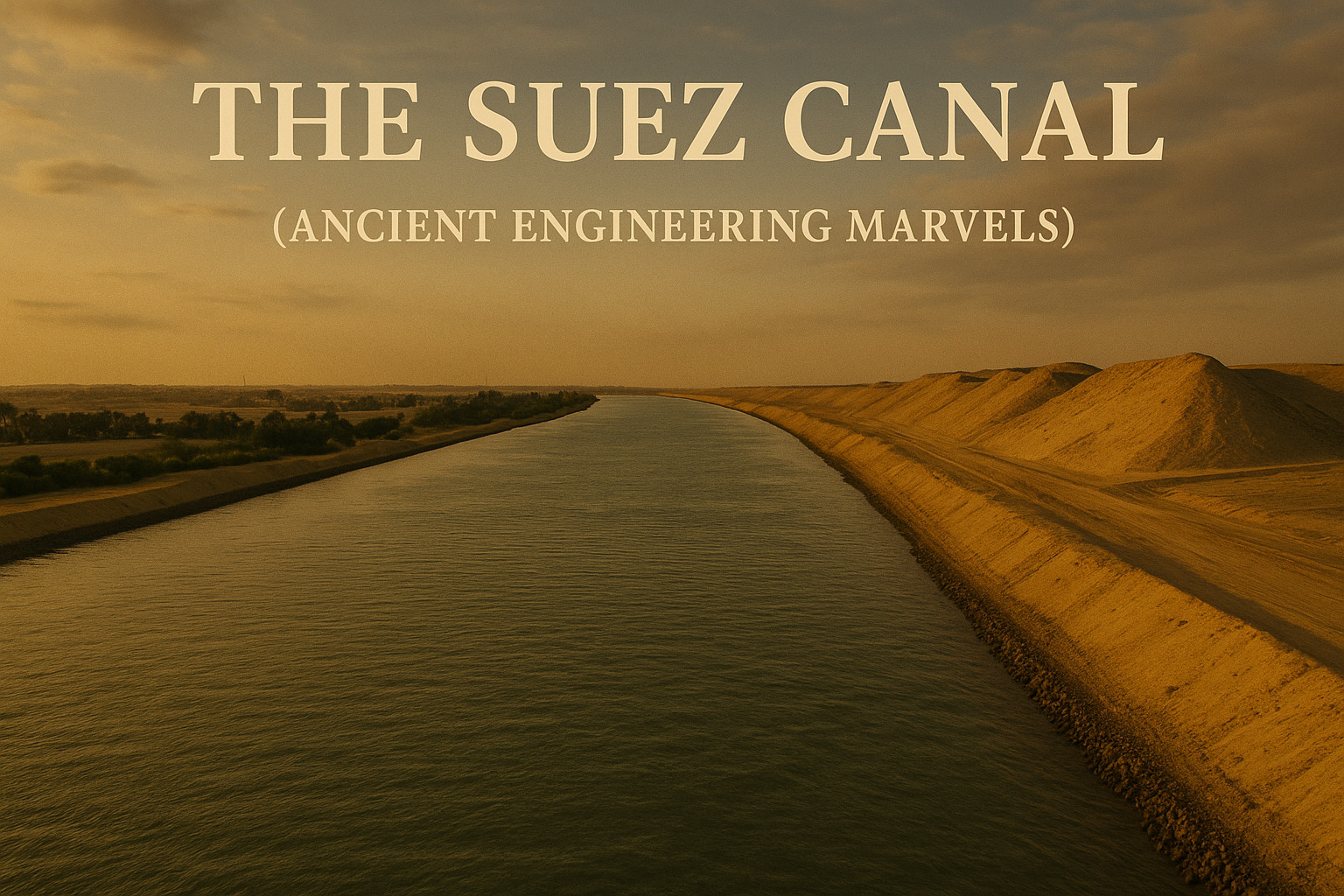 The Suez Canal (Ancient Engineering Marvels)