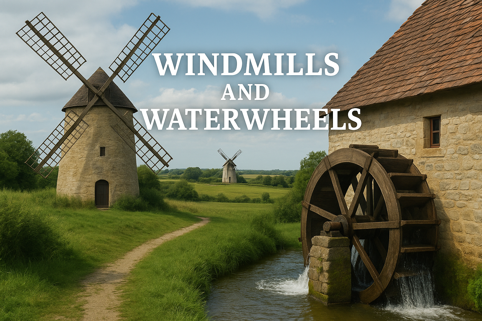 Windmills and Waterwheels