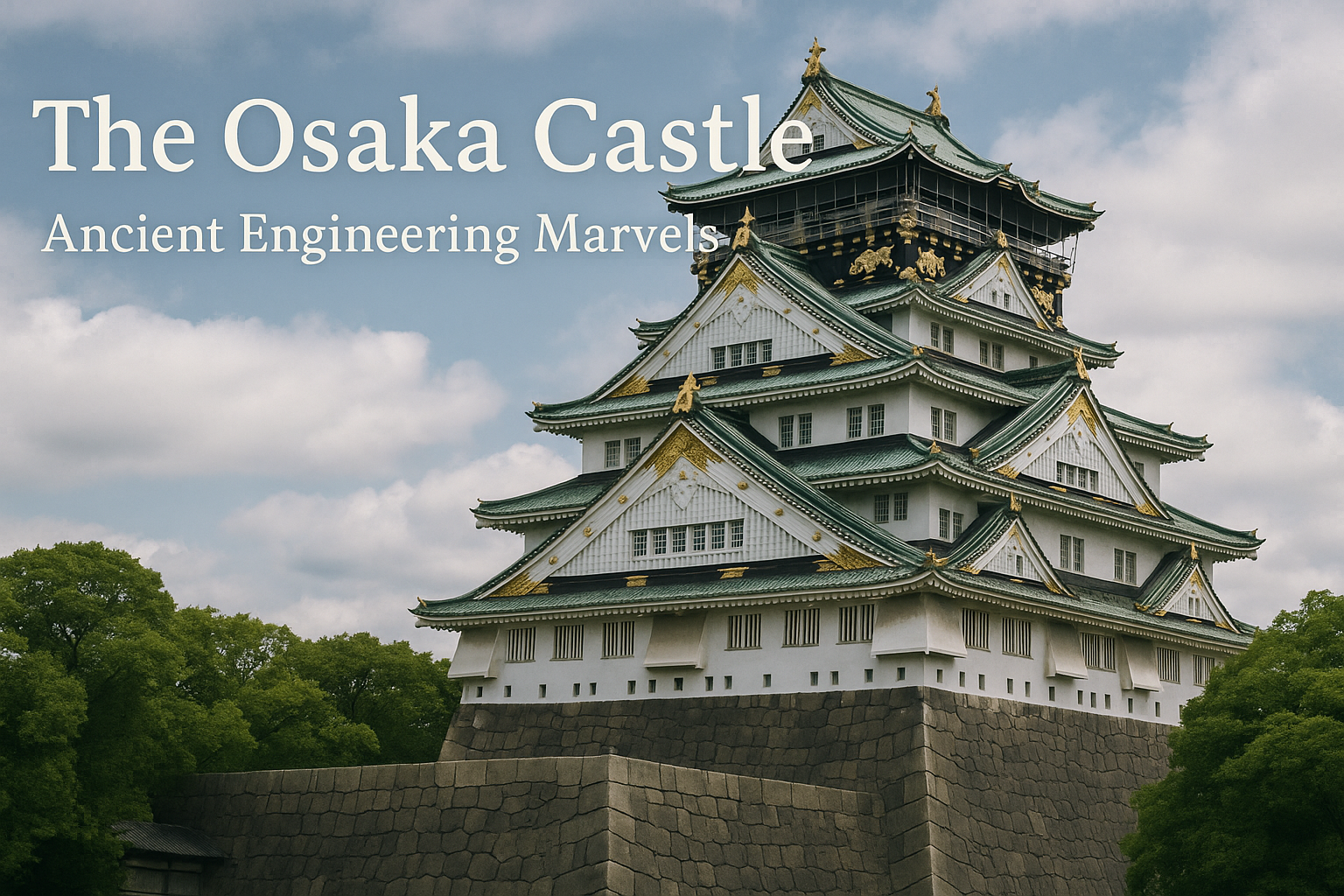 The Osaka Castle